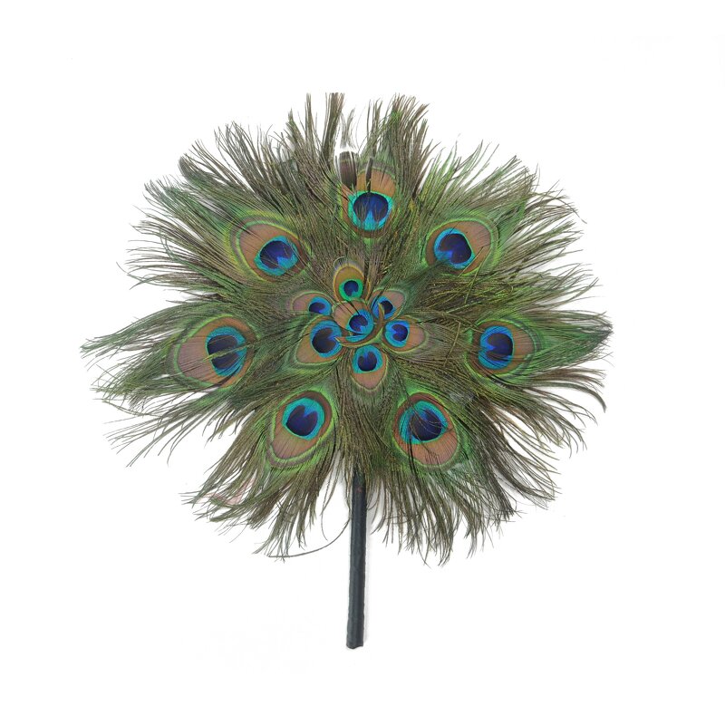 Feather Hand Fan Factory - Dyed Handmade Dance Party