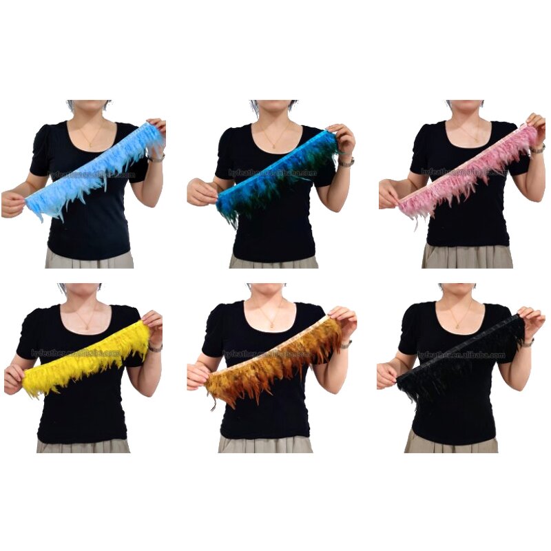 Dyed Chicken Feathers Factory - Multi-color Craft Trims