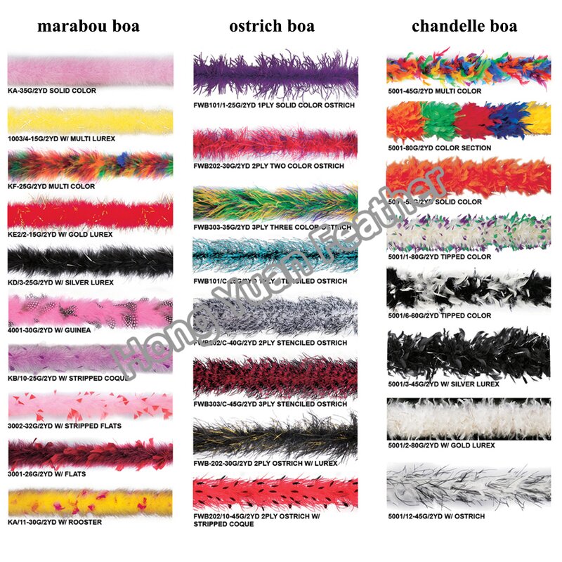 Turkey Feather Boa Manufacturer - Scarf Party Christmas Decor