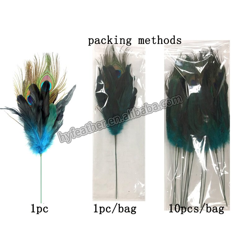Feather Floral Pick Manufacturer - Wire Stem DIY Craft