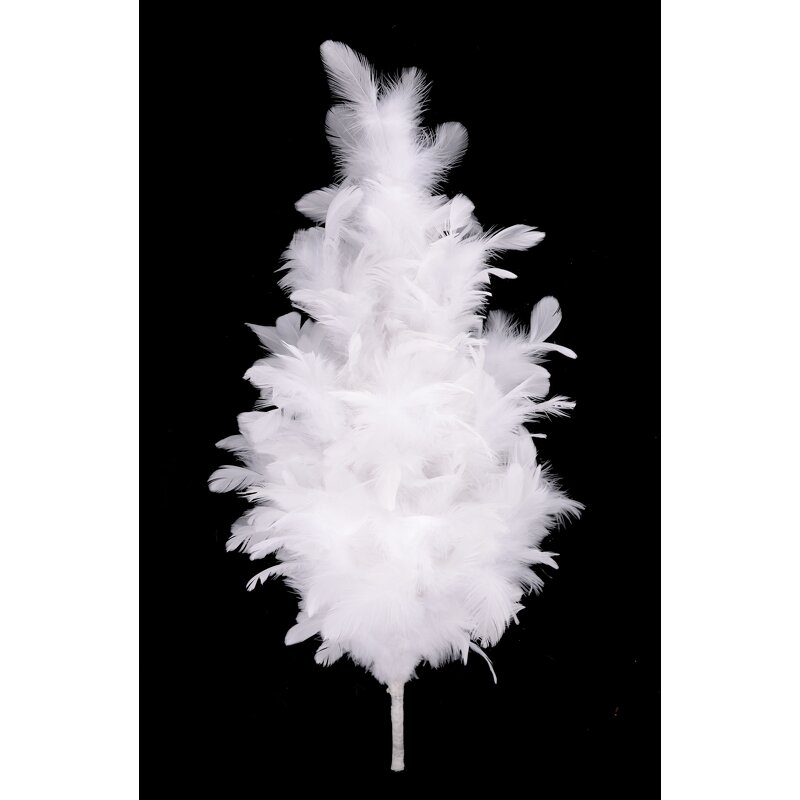 Rooster Feather Tree Factory - Purple White Farmhouse Decor