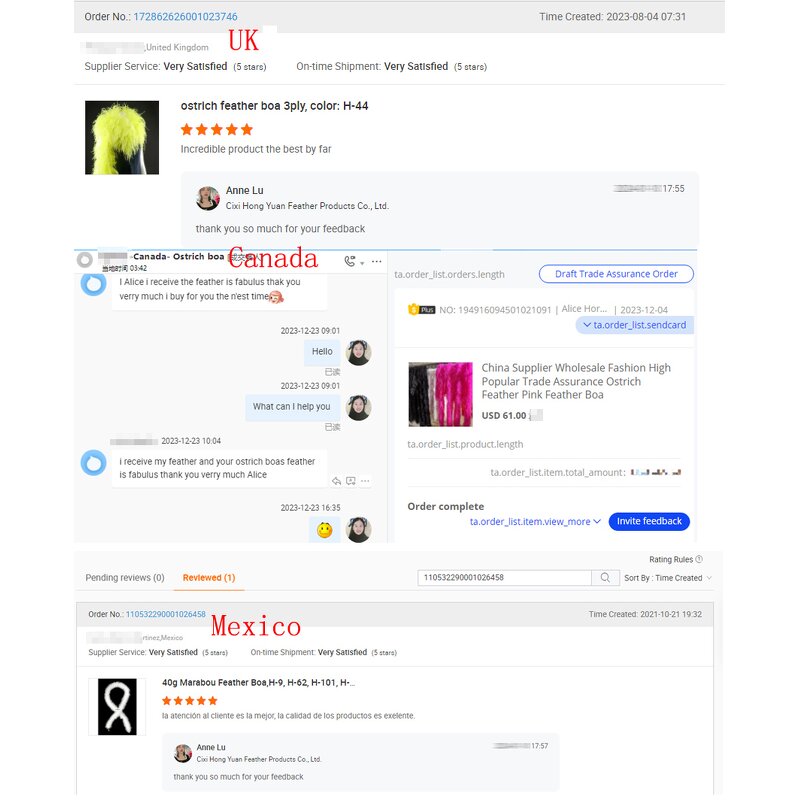 Turkey Feather Boa Factory - Dyed Bulk Party Decor