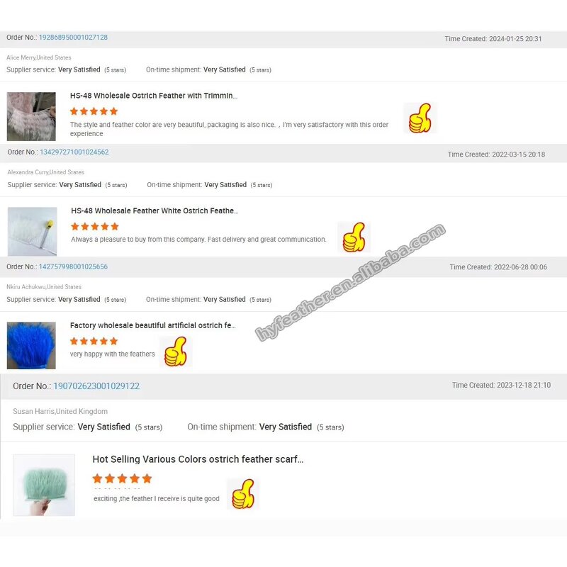 Ostrich Feather Trim Manufacturer - Sewing Fabric Ribbon Custom