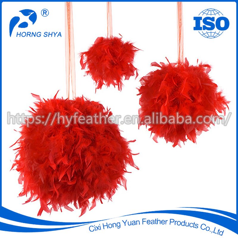 Turkey Feather Christmas Ball Supplier - Purple Chandelle