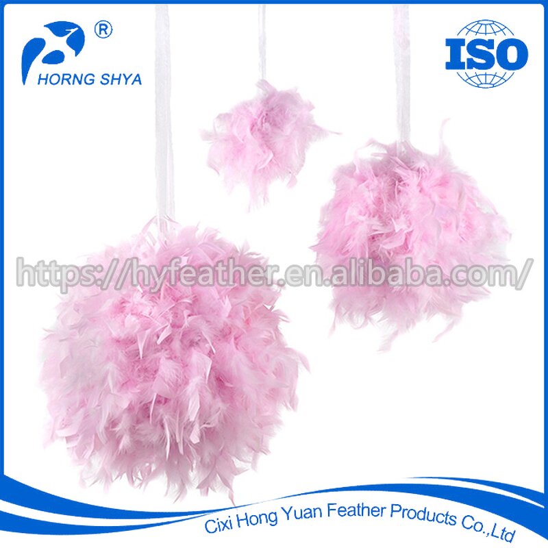Turkey Feather Christmas Ball Supplier - Purple Chandelle