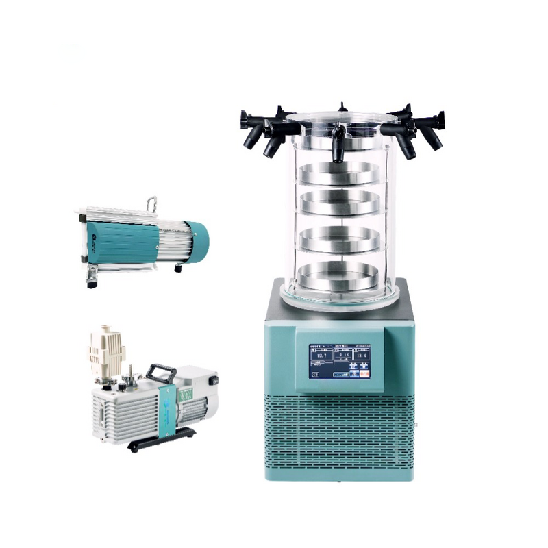 Laboratory Freeze Dryer Factory - OEM Temperature -60 ℃ with 8 Manifold