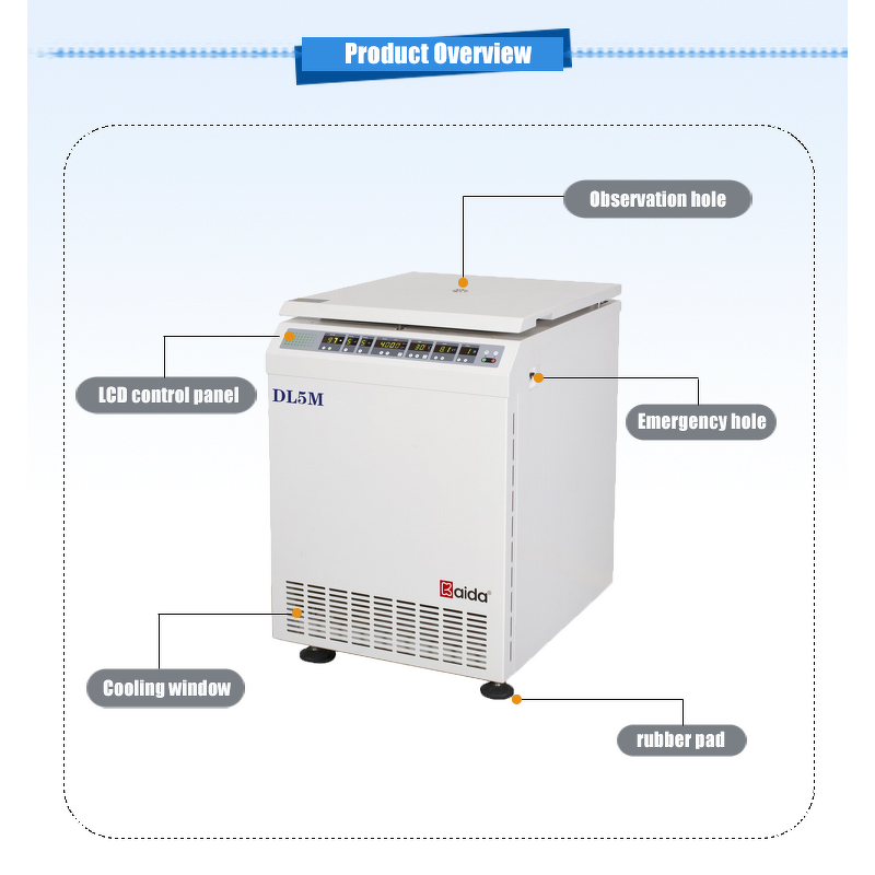 Floor Type Refrigerated Centrifuge Manufacturer - OEM 3000ml Large Volume