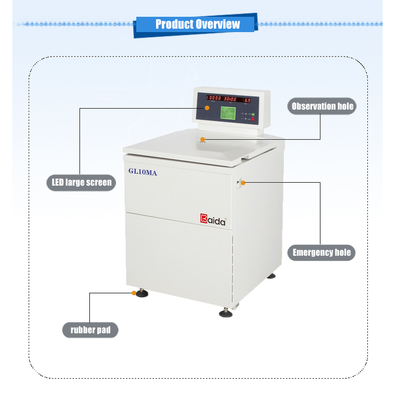 GL10MA Centrifuge Factory - OEM 8000rpm Large Volume 61000ML