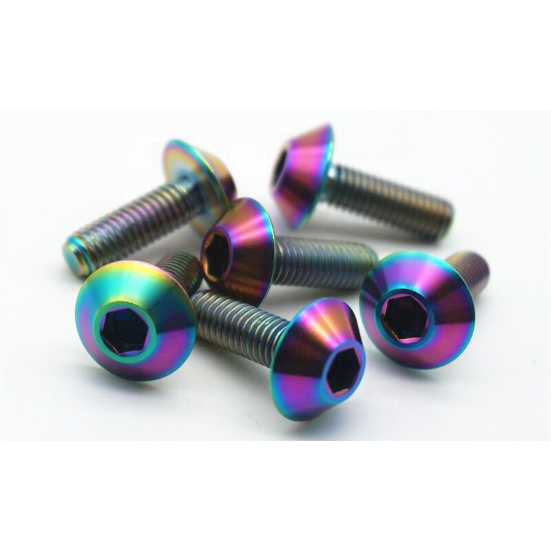 Titanium Screws Supplier - CNC Umbrella Head Button M5 M6