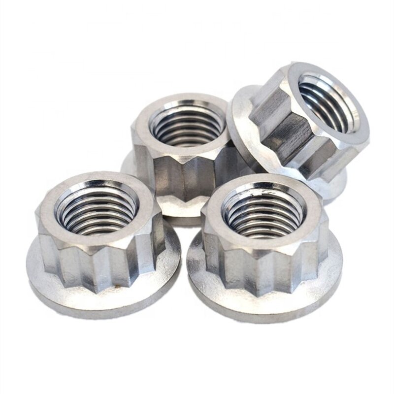 Titanium Flange Nut Supplier - M10 X 1.5 CNC for Suzuki