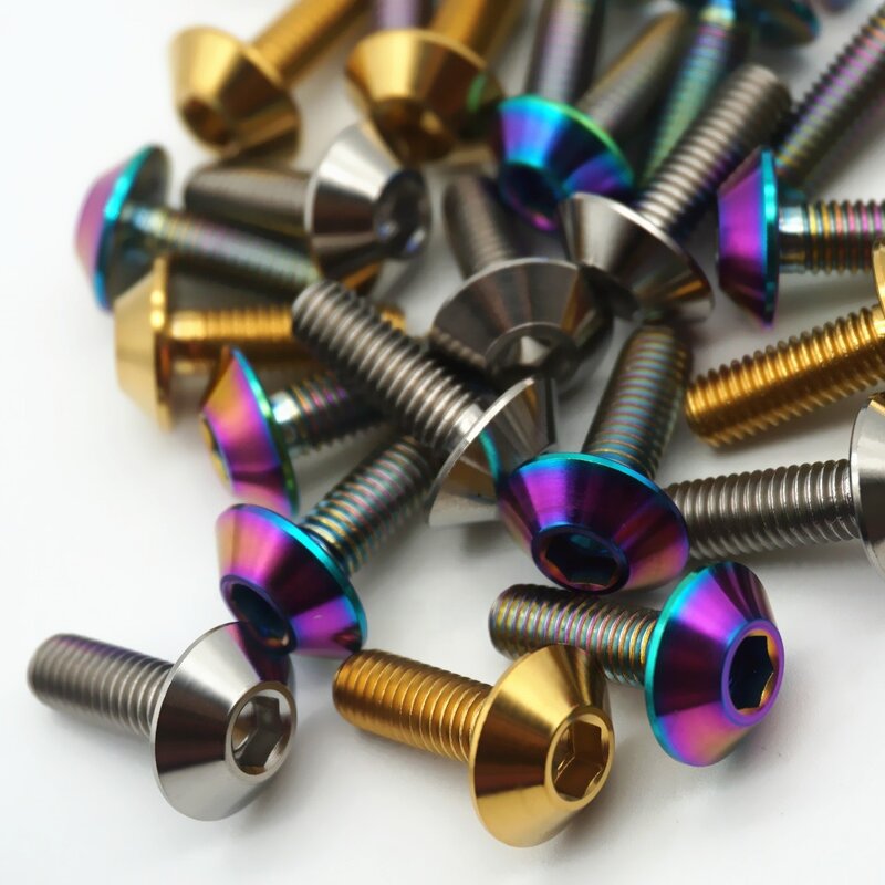 Titanium Screws Supplier - CNC Umbrella Head Button M5 M6