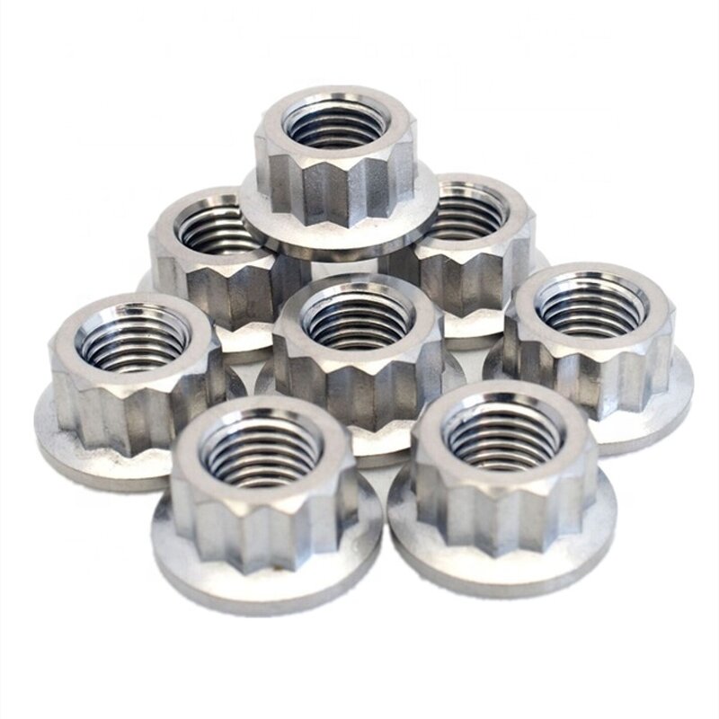Titanium Flange Nut Supplier - M10 X 1.5 CNC for Suzuki