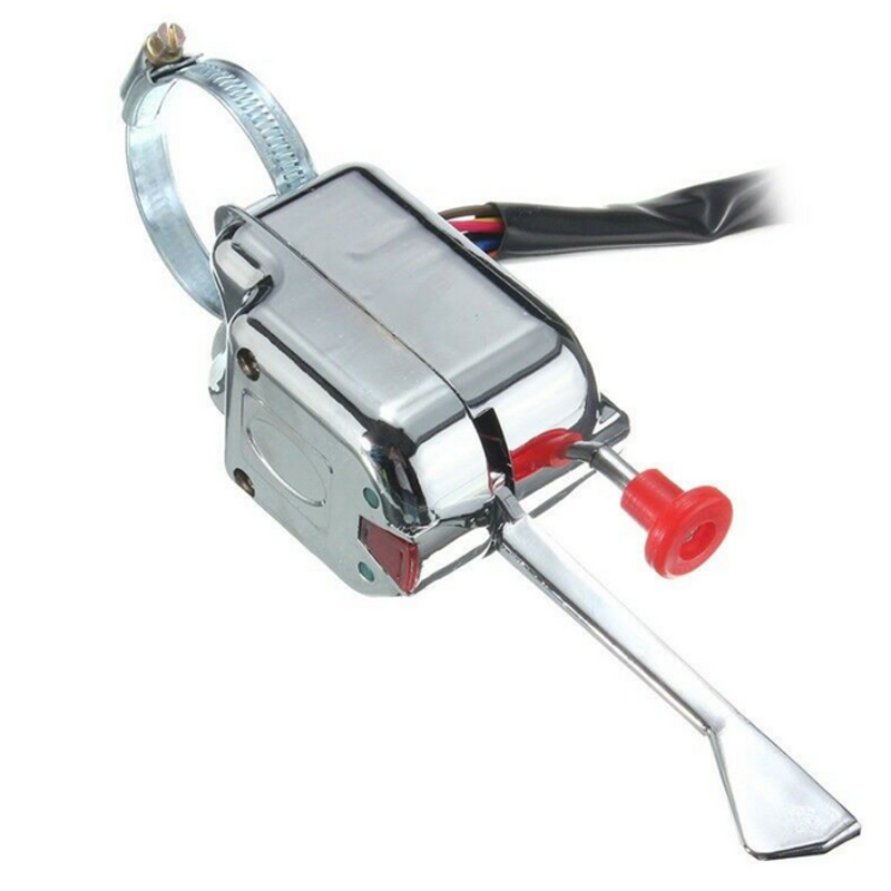 Turn Signal Switch Factory - 12V Universal Heavy Duty Chrome