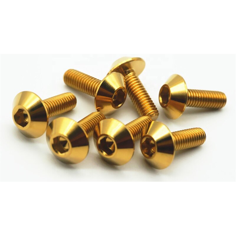 Titanium Screws Supplier - CNC Umbrella Head Button M5 M6
