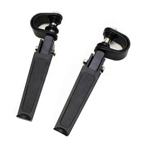 Foot Pegs Supplier - Anodized Black Aluminum Motorcycle