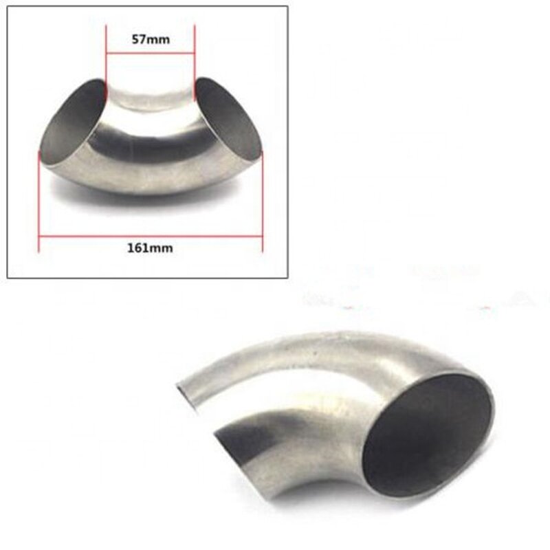 Exhaust Elbow Supplier - 76x1.5mm 90 Deg Stainless Steel