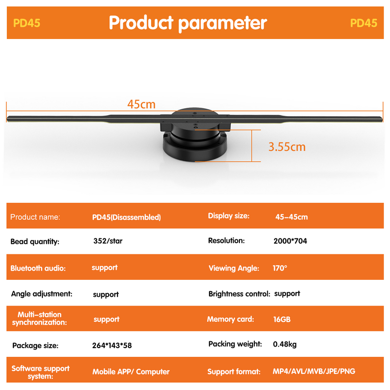 Holographic Projection Display Factory - Custom Advertising Display