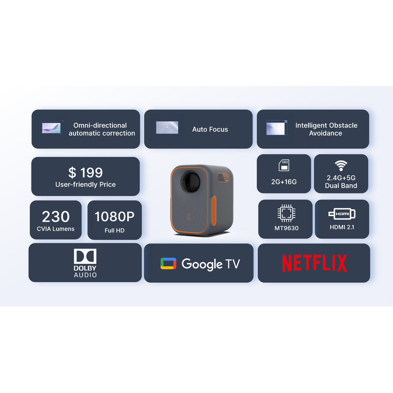 Smart Mini Portable Projector Supplier - OEM/ODM 4K Projector