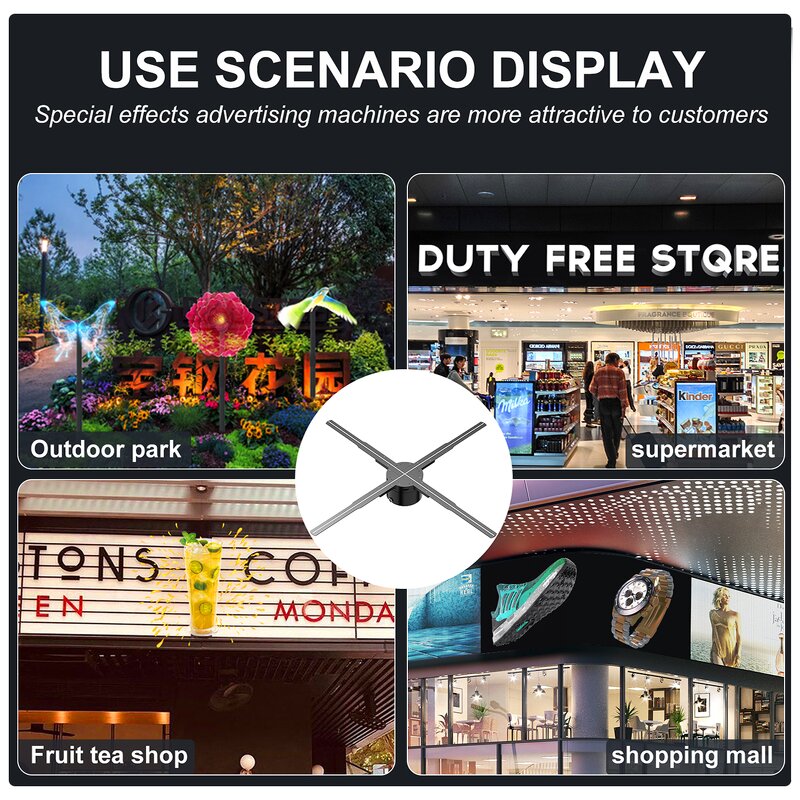 3D Holographic Fan Manufacturer - OEM/ODM LED Fan