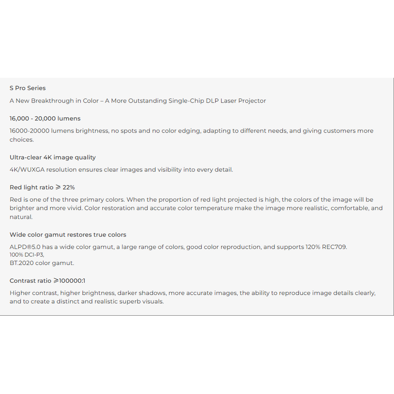 4K Laser Projector Manufacturer - Custom Engineering Projector