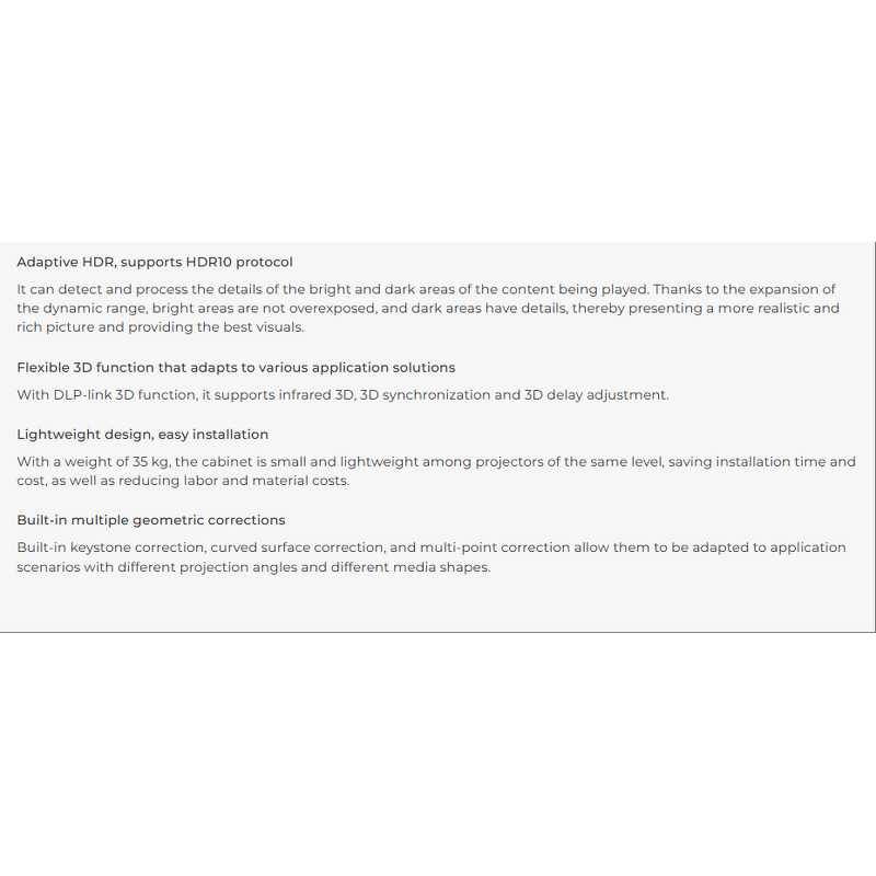 4K Laser Projector Manufacturer - Custom Engineering Projector