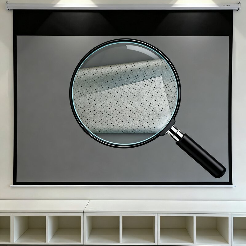 Acoustic Projector Screen Supplier - OEM/ODM Micropore Screen