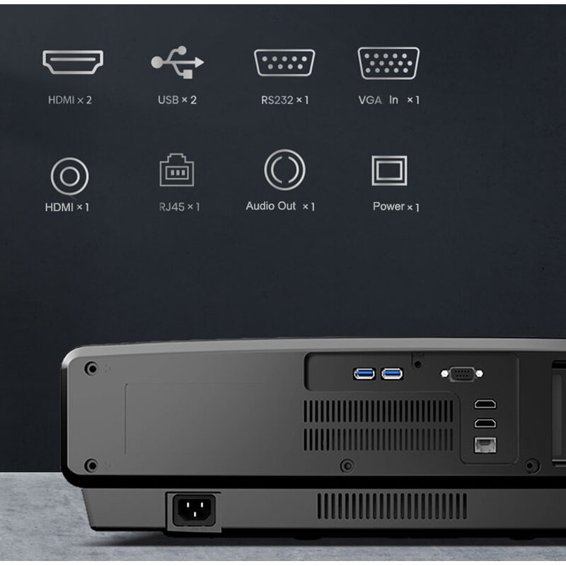 Ultra Short Throw Laser Projector Manufacturer - Custom UST Projector