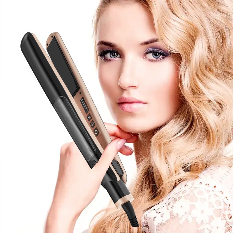 Titanium Flat Iron Manufacturer - Professional Fast Straightening Curls 110-240v