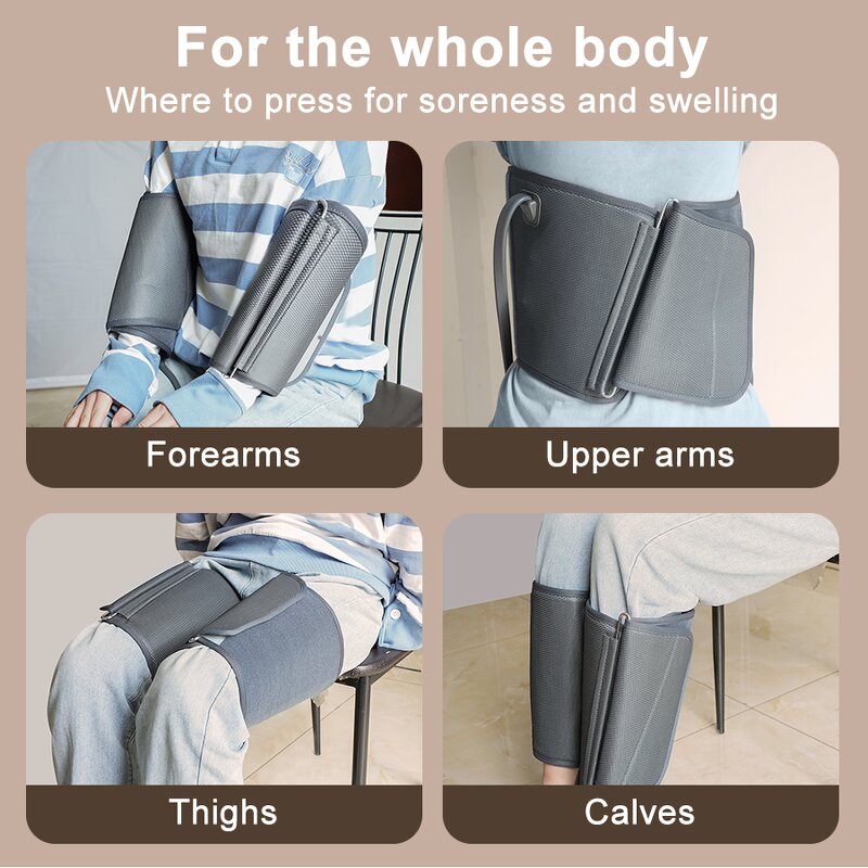 Electric Foot Massage Machine Manufacturer - 2025 Intelligent Voice Vibrating Wrapped Airbag