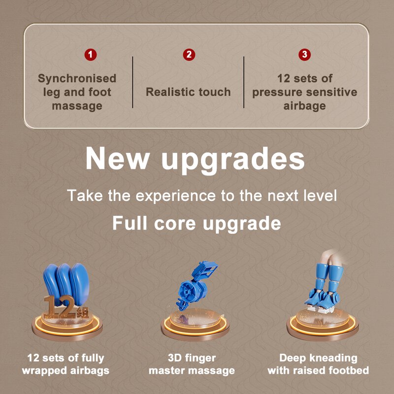 Electric Foot Massage Machine Manufacturer - 2025 Intelligent Voice Vibrating Wrapped Airbag