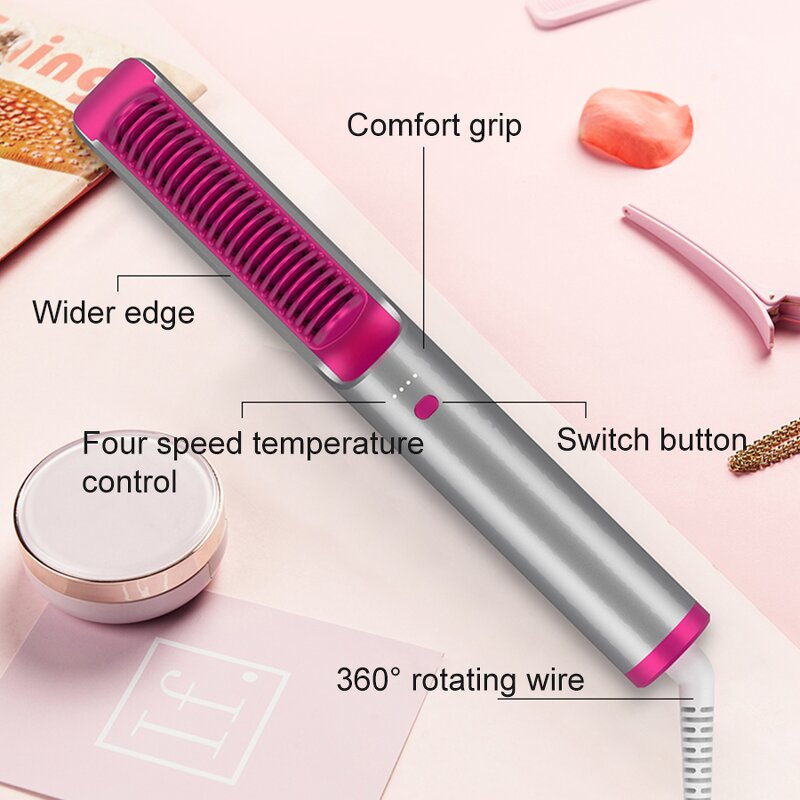Portable Hair Straightener Manufacturer - Custom Logo Cordless USB Rechargeable Flat Iron