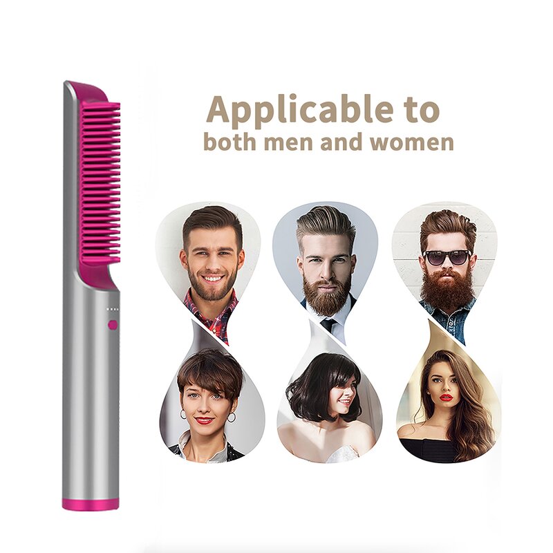 Portable Hair Straightener Manufacturer - Custom Logo Cordless USB Rechargeable Flat Iron