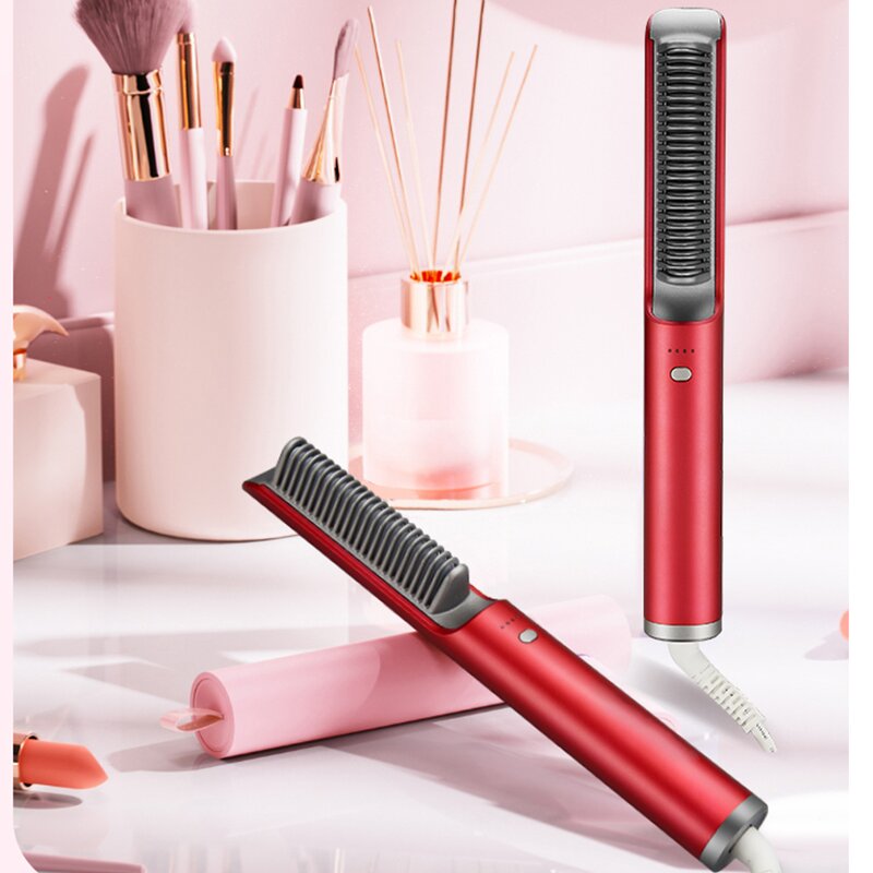 Portable Hair Straightener Manufacturer - Custom Logo Cordless USB Rechargeable Flat Iron