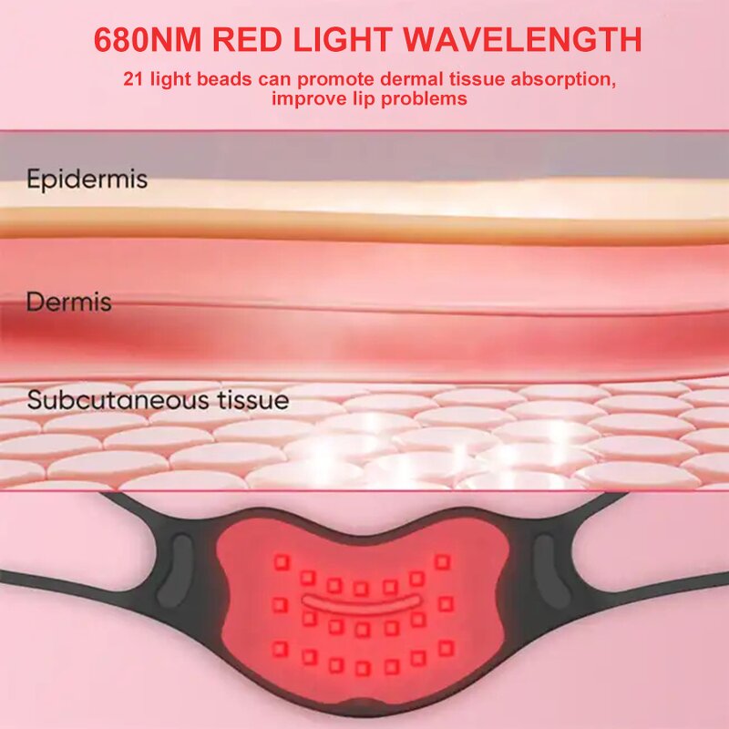 Lip LED Light Therapy Mask Manufacturer - Rechargeable Wrinkle Removal
