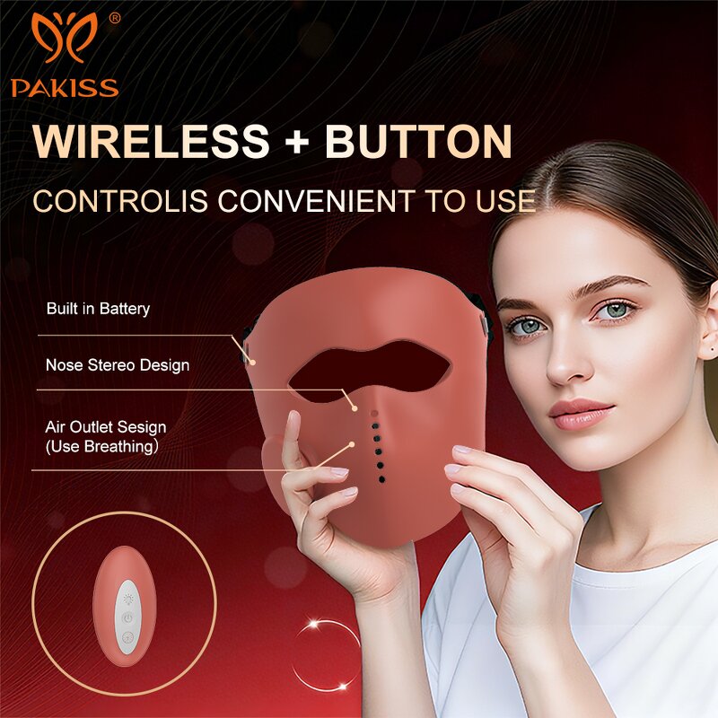 LED Facial Mask Manufacturer - Customized Silicone 4 Color Flexible