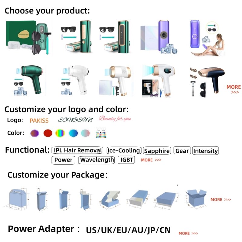 IPL Hair Removal Device Factory - Direct Sales Unlimited Flashes