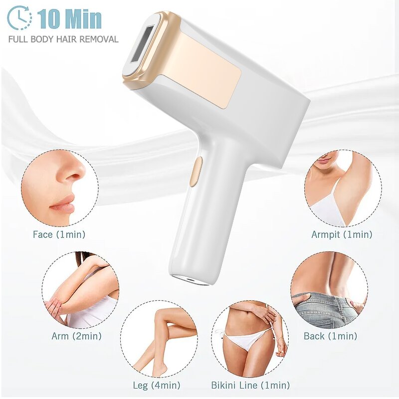 Portable IPL Hair Removal Device Manufacturer - Diode Ice Cooling Handset