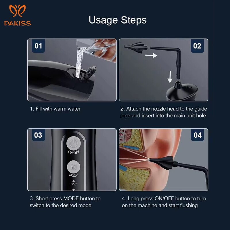 Ear Wax Remover Manufacturer - Portable Stainless Steel Camera Vacuum Cleaner