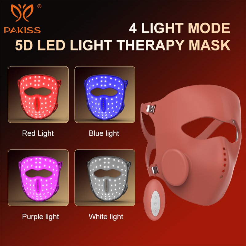 LED Facial Mask Factory - Wholesale Soft Portable 4 Colors Red Light