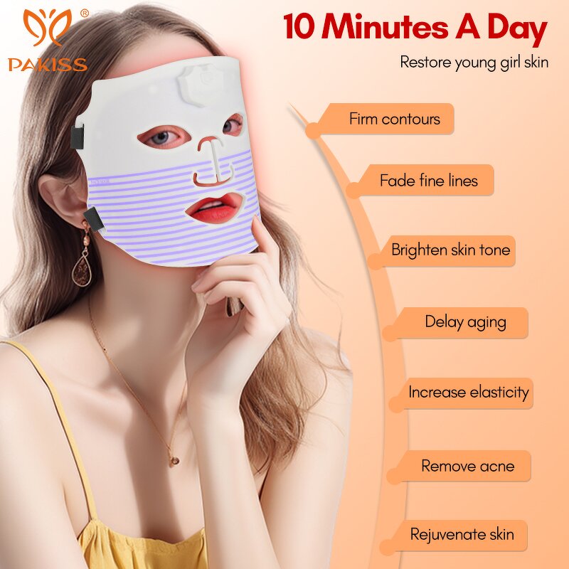Infrared Red Light Face Mask Manufacturer - New 7 Colors 3D Therapy