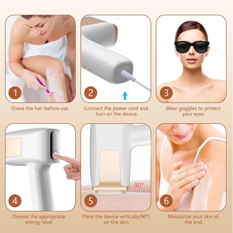 Rechargeable IPL Hair Removal Machine Manufacturer - Ice Cooling Handset