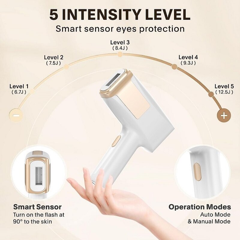 Portable IPL Hair Removal Device Manufacturer - Diode Ice Cooling Handset