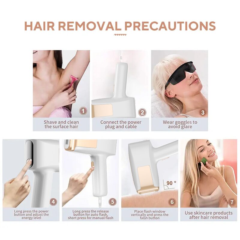 Ice Cooling IPL Hair Removal Device Manufacturer - Freezing Point Depilator