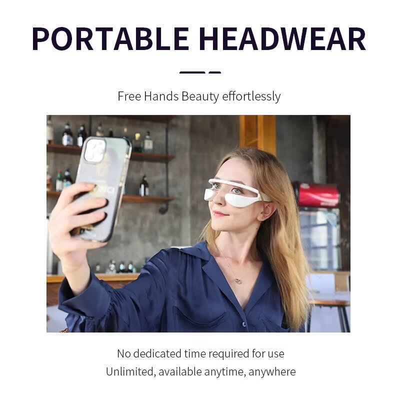 Eye Care Massager Manufacturer - 3D Vibration Red Light Heating Spa