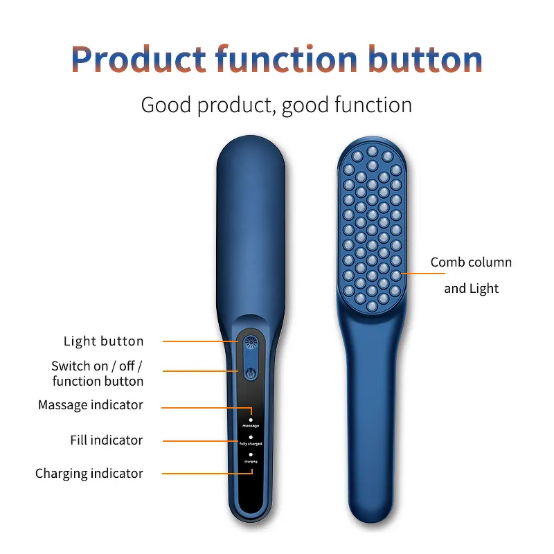 Copper Flat Iron Manufacturer - 500 Degrees Fast Curling Comb Private Label