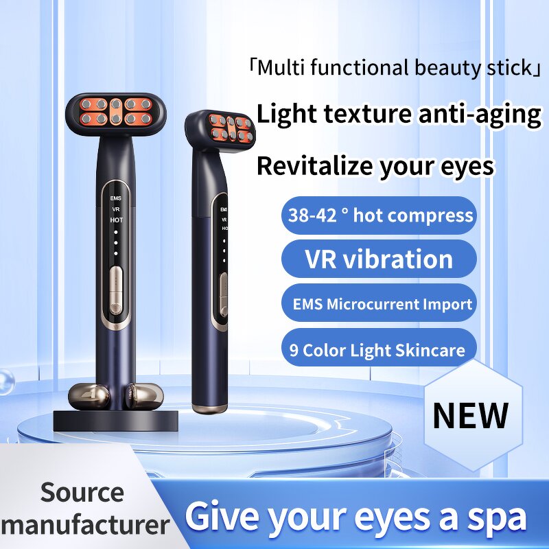 LED Beauty Massager Manufacturer - 9 Color Light Therapy Vibration