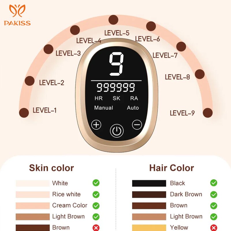 IPL Hair Removal Device Manufacturer - OEM 9-Speed Control Handheld Professional