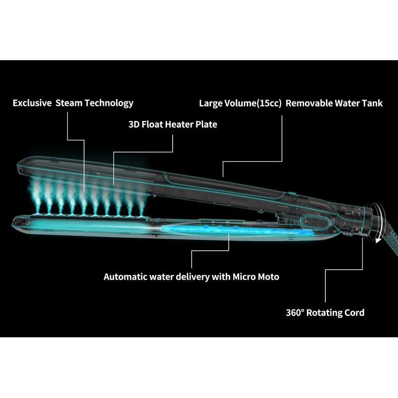 Keratin Flat Iron Manufacturer - Professional Planchas De Cabello Portable Waterproof