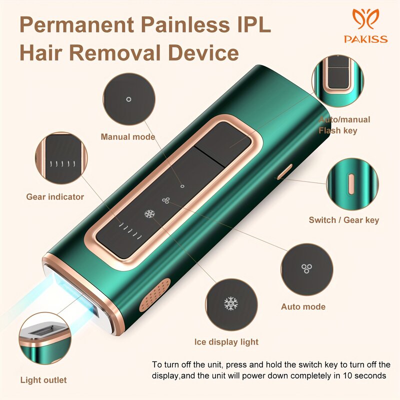 Ice Cooling IPL Epilator Manufacturer - Custom Logo Handset Machine
