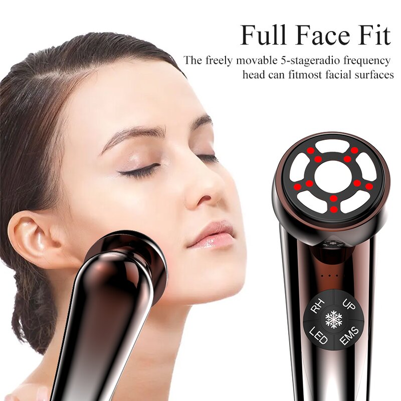 Microcurrent Face Beauty Device Manufacturer - 6 Modes 3 Color LED